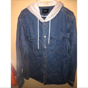 Men’s Jean jacket with hood